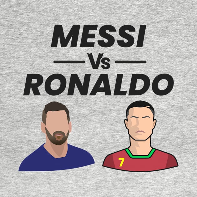 Messi vs Ronaldo by OverNinthCloud